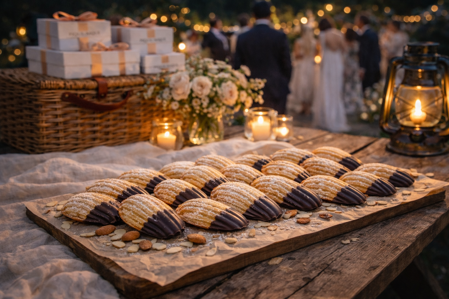 Wedding reception desserts by Pique-Nique